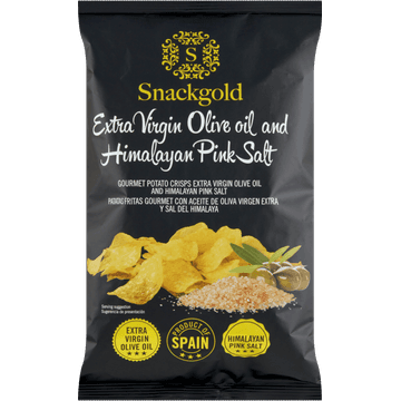 Snackgold Extra Virgin Olive Oil and Himalayan Pink Salt 125 g