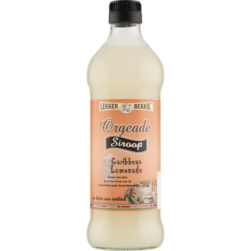 Lekker Bekkie Orgeade Siroop Caribbean Lemonade 500 ml