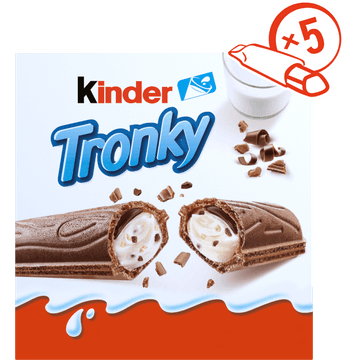 Kinder Tronky Krokante Cacaowafel 5 Stuks