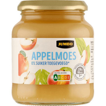 Jumbo Appelmoes 0% Suiker Toegevoegd 350 g