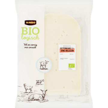 Jumbo Biologische Geitenkaas Jong Belegen 50+ Plakken ca. 150 g