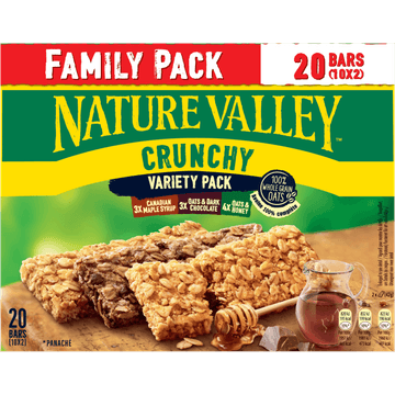 Nature Valley Crunchy Variety Pack Family Pack 10 x 42 g