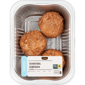 Jumbo Gehaktbal Gebraden Varken 3 Stuks