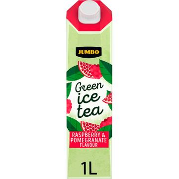 Jumbo Ice Tea Green Granaatappel Framboos 1L