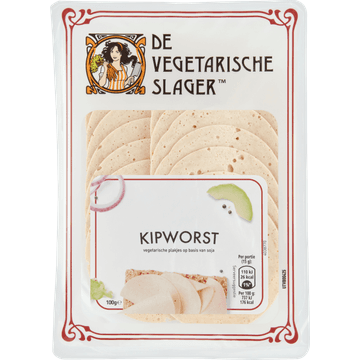 De Vegetarische Slager Kipworst 100 g