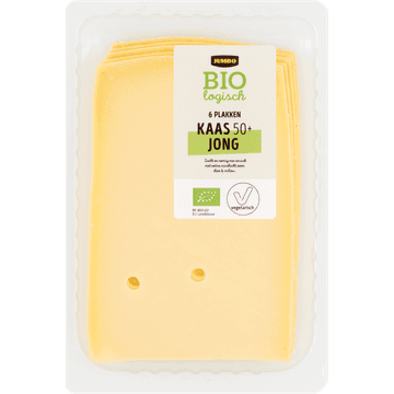 Jumbo Biologische Kaas Jong 50+ 6 Plakken 190 g