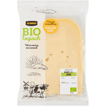 Jumbo Biologische Jonge Kaas 50+ Plakken ca. 200 g