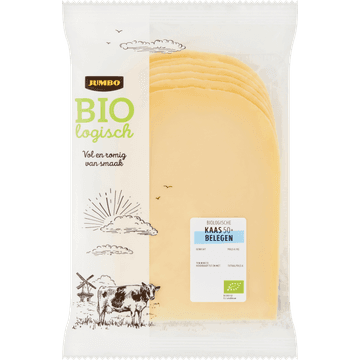 Jumbo Biologische Kaas Belegen 50+ Plakken ca. 200 g