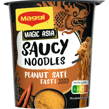 Maggi Magic Asia Saucy Noodles Peanut Saté Taste 75 g