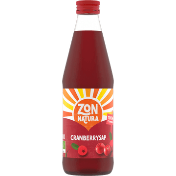 Zonnatura Biologische Cranberrysap 330 ml