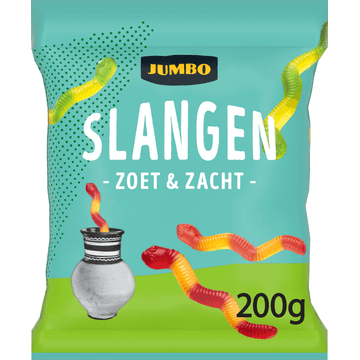 Jumbo Slangen Vegan 200 g