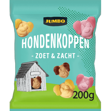 Jumbo Hondenkoppen Vegan 200 g