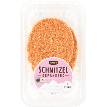 Jumbo Schnitzel Gepaneerd Varkensvlees 4 Stuks