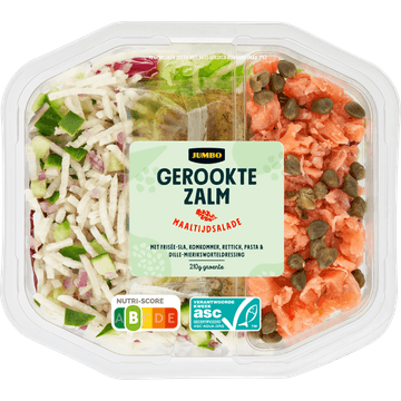 Jumbo Maaltijdsalade Gerookte Zalm 450 g