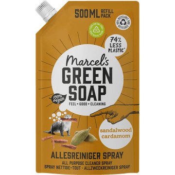 Marcel's Green Soap Allesreiniger Spray Sandalwood Cardamom Refill Pack 500 ml