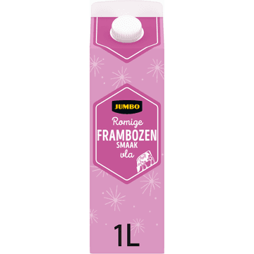 Jumbo Romige Frambozensmaak Vla 1 L