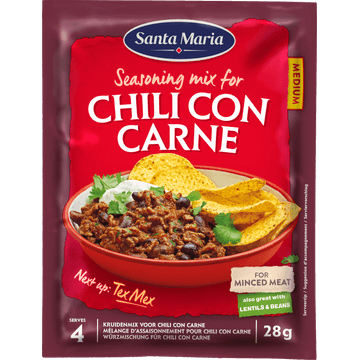 Santa Maria Chili Con Carne Kruidenmix Medium 28 g