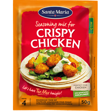 Santa Maria Crispy Chicken Kruidenmix Mild 50 g