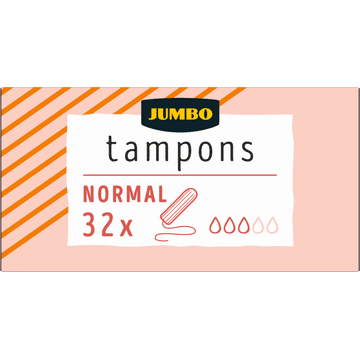 Jumbo Tampons Normal 32 Stuks