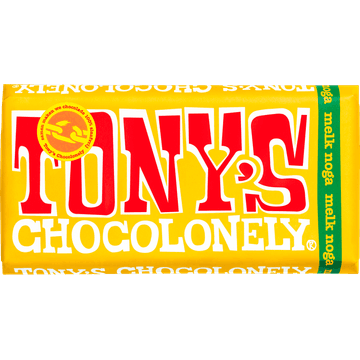Tony's Chocolonely Melk Chocolade Reep Noga 180 g