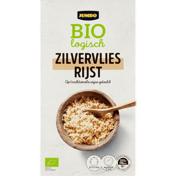 Jumbo Biologisch Zilvervliesrijst 400 g