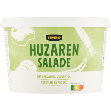 Jumbo Huzarensalade met Aardappel, Doperwten, Rundvlees en Augurk 1kg