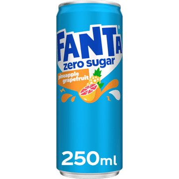 Fanta Zero Sugar Pineapple Grapefruit 250 ml