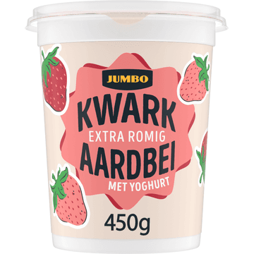Jumbo Romige Kwark Aardbei 450 g