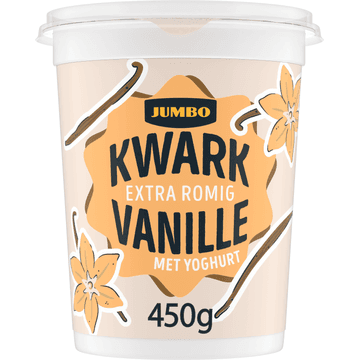 Jumbo Romige Kwark Vanille 450 g