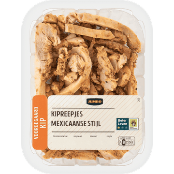 Jumbo Voorgegaard Kipreepjes Mexicaanse Stijl 135 g