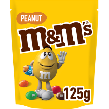 M&M'S Pinda chocolade snoepjes 125g