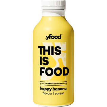 YFood Gebalanceerde Drinkmaaltijd Happy Banana 500 ml
