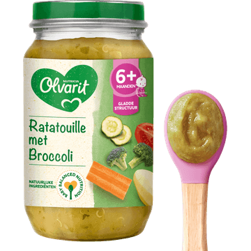 Olvarit 6+ Maanden Ratatouille Broccoli 200g