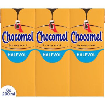 Chocomel Halfvol 6 x 200 ml