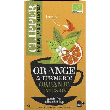 Clipper Orange & Turmeric Organic Infusion 20 Zakjes 40 g