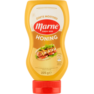 Marne Zoete Mosterd Honing 225 g