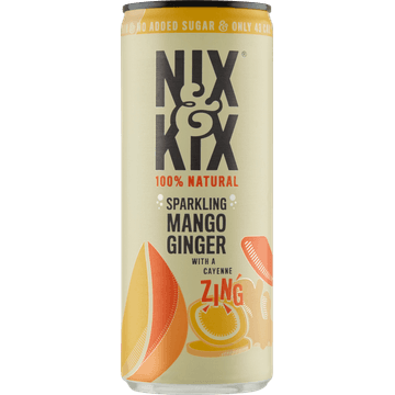 Nix and Kix Sparkling Mango Ginger 250 ml