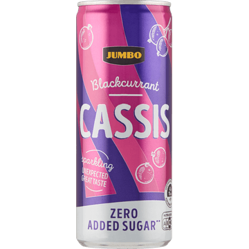 Jumbo Blackcurrant Cassis - Blik - 250 ML