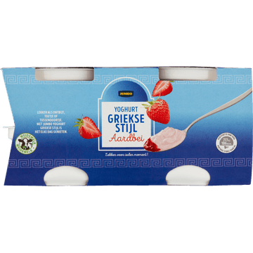 Jumbo Yoghurt Griekse Stijl Aardbei 4 x 150 g