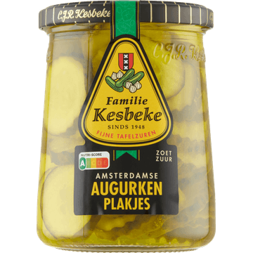 Kesbeke Amsterdamse Augurken Plakjes 495 g