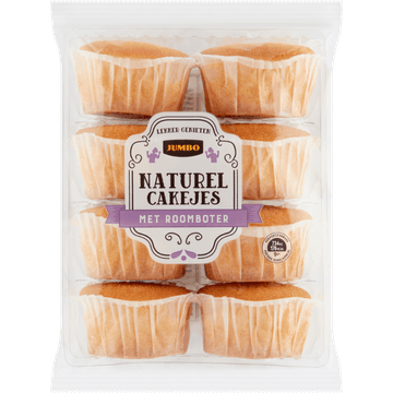 Jumbo Naturel Cakejes met Roomboter 320 g