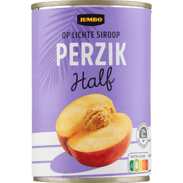 Jumbo Perzik Half op Lichte Siroop 410 g
