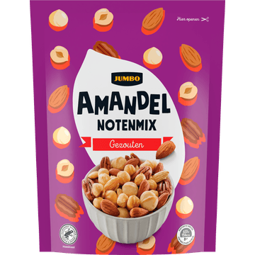 Jumbo Amandel Notenmix Gezouten 200 g