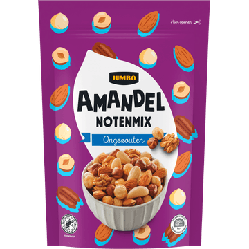 Jumbo Amandel Notenmix Ongezouten 200 g