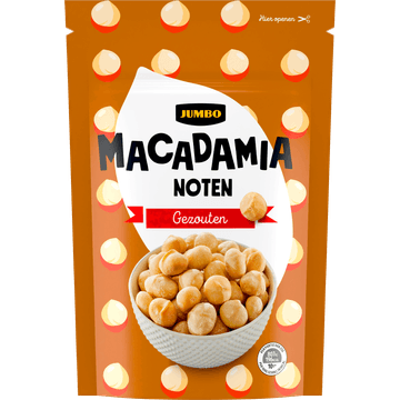 Jumbo Macadamianoten Gezouten 125 g
