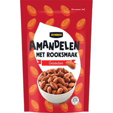 Jumbo Amandelen met Rooksmaak Gezouten 150 g