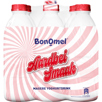 Bonomel Drink Aardbei 6 x 1 kg