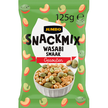 Jumbo Snackmix Wasabi Smaak 125 g