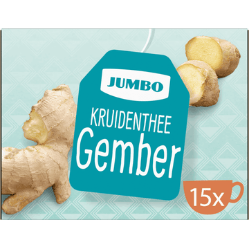 Jumbo Kruidenthee Gember 15 x 2,5 g