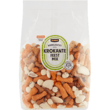 Jumbo Borrelzoutjes Krokante Feestmix 225 g